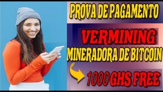 VerMining | Prova de Pagamento no FREE | 1000 Gh/s Bnus no Cadastro | Renda Extra