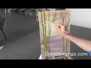 Мастер-класс “Бамбук и бабочки“.