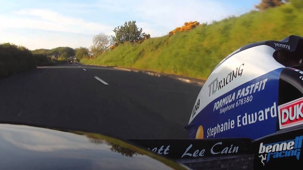 Chasing the Tail Karl Bennett and Lee Cain SIDECAR On Bike TT 2015 Isle of