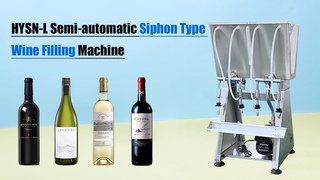 HYSN-L Semi-automatic Siphon Type Wine Botttle Filling Machine