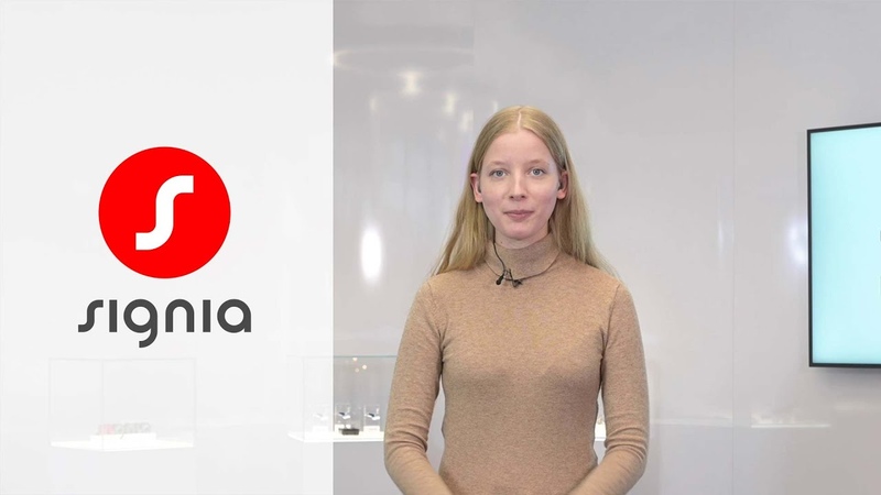 Cindy Klink trägt Signia Motion SP X Hörgeräte, Signia