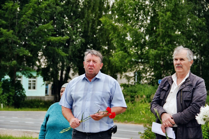 Торжественные мероприятия, посвященные освобождению от гитлеровской оккупации деревень Себежского района Дубровка и Томсино., изображение №15