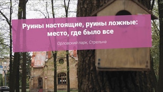 Руины настоящие, руины ложные: место, где было все. Орловский парк, Стрельна