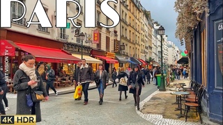 PARIS 4K WALK IN PARIS 1HOUR PARIS CITY CENTER WALK (4K60 FPS VERSION) 08/MARCH/2024