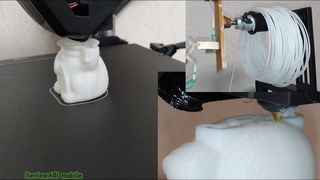 Creality Ender 3 V3 SE  моя первая печать. Есть малозаметный дефект.