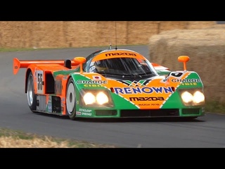 Mazda 787B Group C Le Mans - SCREAMING 2.6 litre 4-Rotor Engine SOUNDS!