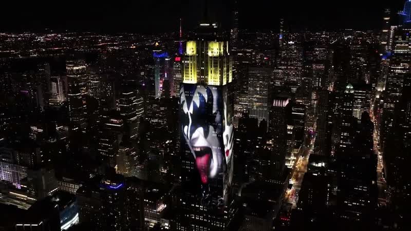 KISS Celebrates Their Final Shows Ever with Empire State Building Music to Lights