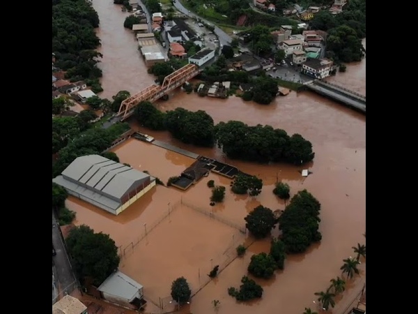 Vista aérea de Sabará Enchente 09, 01,
