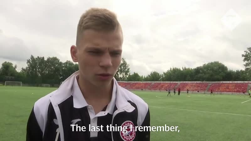 Teenage footballer struck by lightning