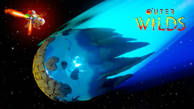 ТЁМНАЯ СТОРОНА КОМЕТЫ СКВОЗЬ ЯДРО ПЛАНЕТЫ Outer Wilds,