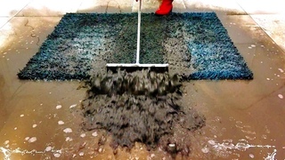 Terrible dirty shaggy carpet cleaning satisfying rug cleaning ASMR CCS