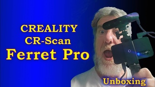 Creality Ferret Pro 3D scanner unboxing - its compact and tether free.  #creality #3dscanning