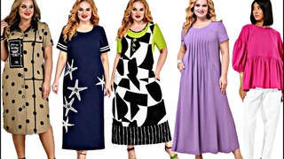 СВОБОДНЫЕ платья, которые СКРЫВАЮТ ЖИВОТ ! Wide dresses which hide a big belly ! Boho style