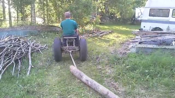 My little homemade garden tractor part7,