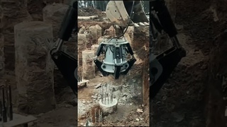 КРОШИТ сваи СВАЕРЕЗКОЙ  #спецтехника