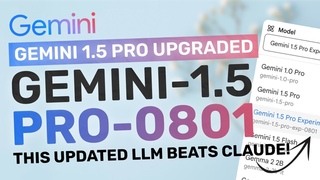 Gemini-1.5 Pro Experiment (0801): NEW Updates to Gemini BEATS Claude & GPT-4O (Fully Tested)
