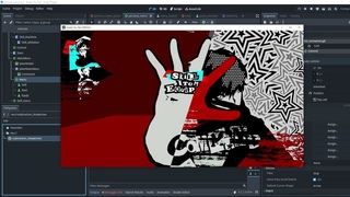 Persona 5 Menu in Godot attempt