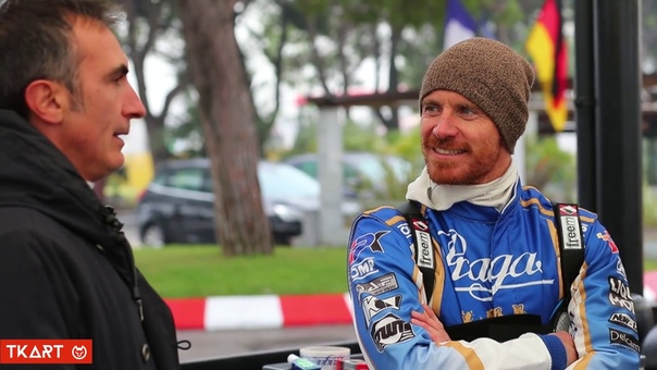 Michael Fassbender Goes Karting with