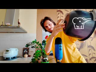 Singing rice Bowl tapping ASMR