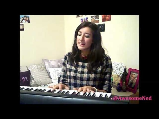 Let It Go Demi Lovato, Idina Menzel ( Cover by Nadia with piano) +