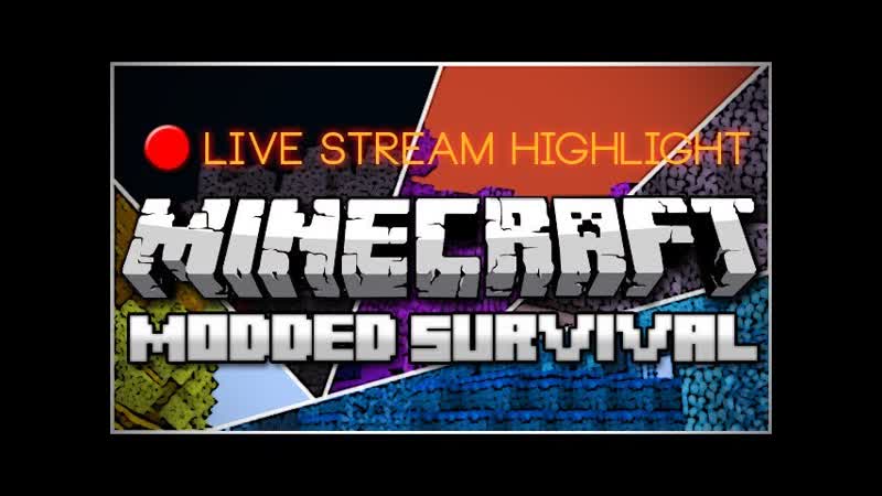 Minecraft: Modded Survival Live Stream Highlight Jerrys