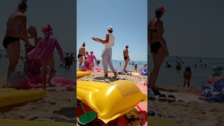 Топ РЕКЛАМА ПОНЧИКОВ в #Анапа #Витязево Здравствуйте вот такие  продавцы пончиков на пляже Венера ☀️